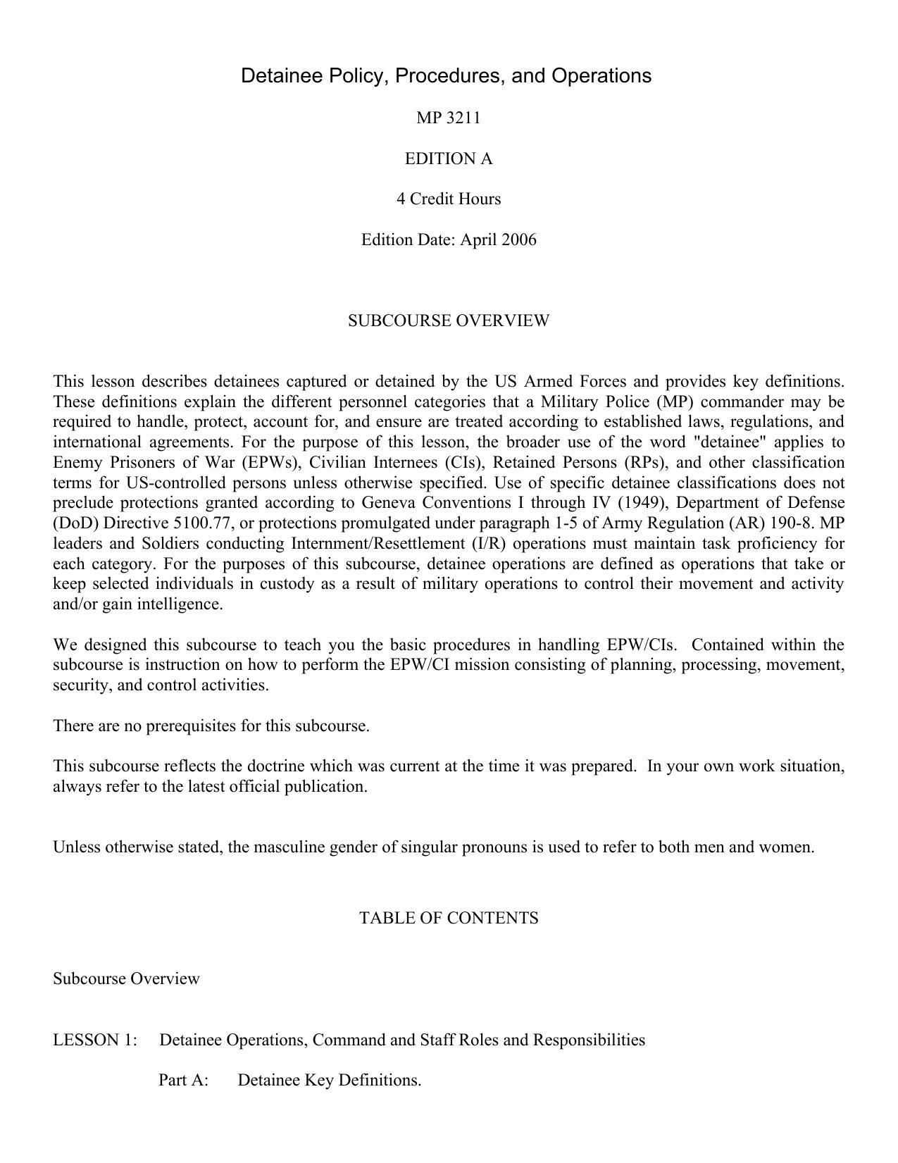 ENEMY PRISONER OF WAR (EPW) AND by eliane.f.robin