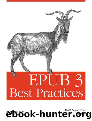 EPUB 3 Best Practices by Matt Garrish