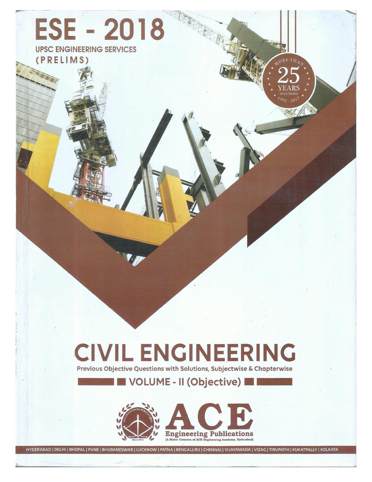 ESE(Prelims)-Civil Engineering: Volume 2 by ACE Engineering Academy Editorial Board