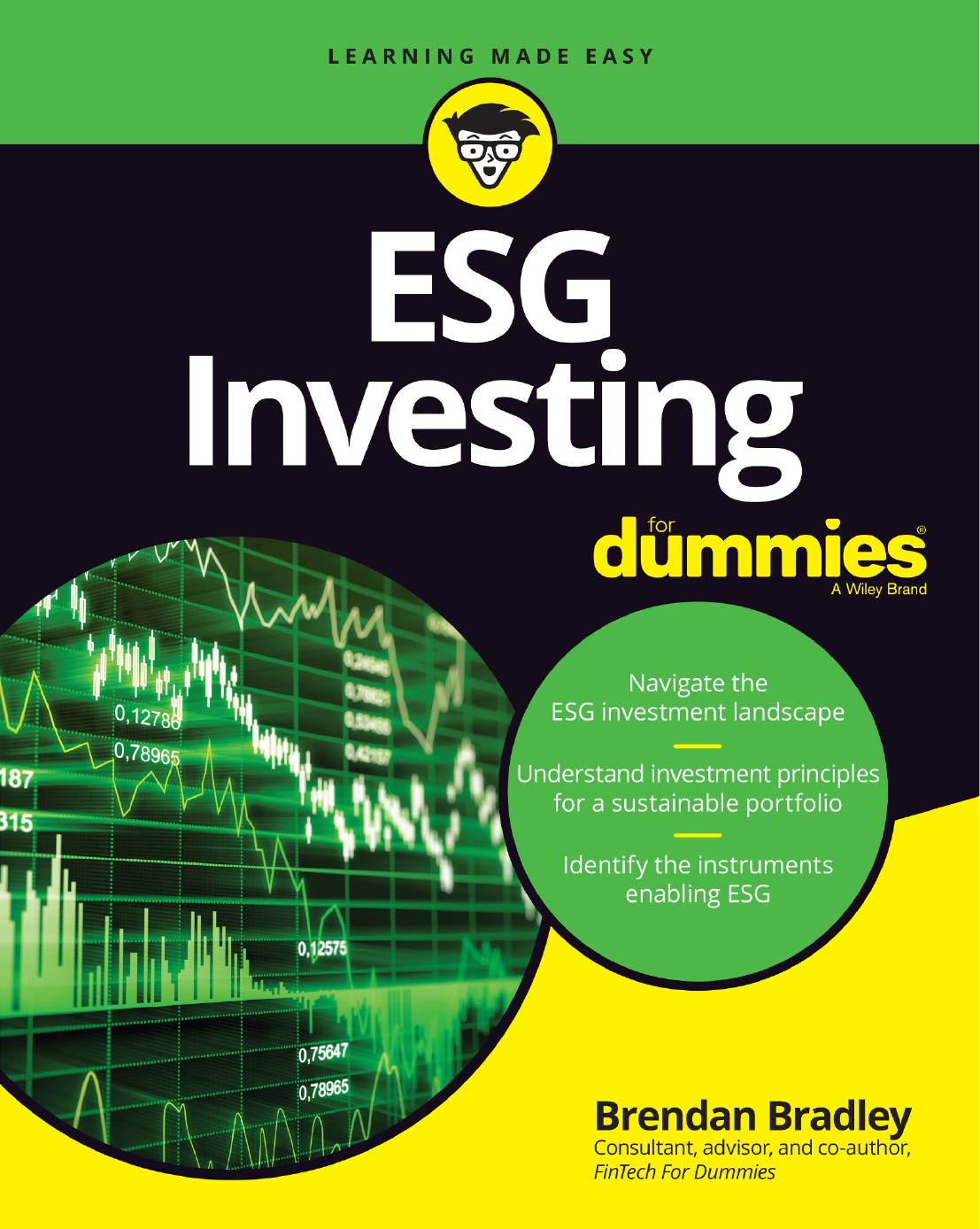 ESG Investing For Dummies by Brendan Bradley and Will Oulton