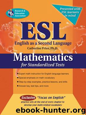 ESL Mathematics for Standardized Tests by Catherine Price