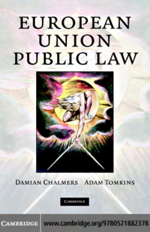 EU public law by Damian Chalmers Adam Tomkins