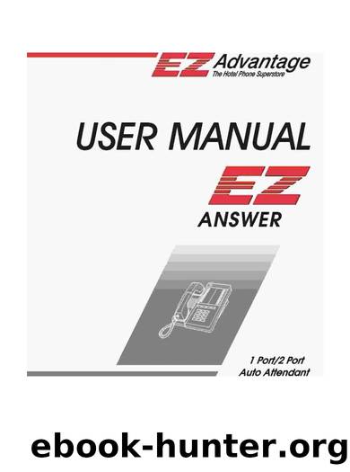 EZ ANSWER USER MANUAL by Shashidhar Alabur