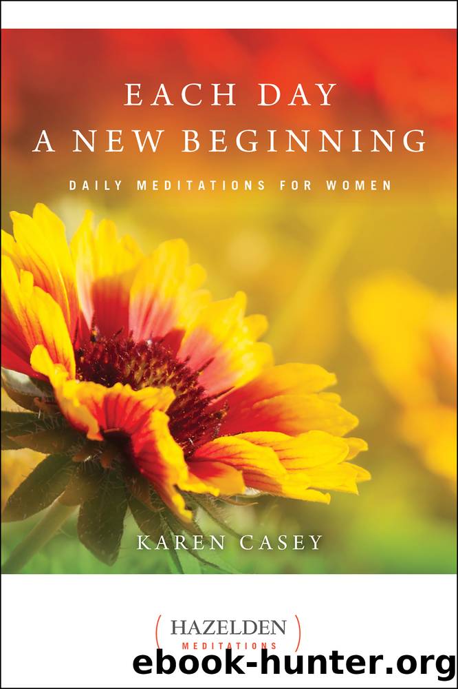 Each Day a New Beginning by Karen Casey