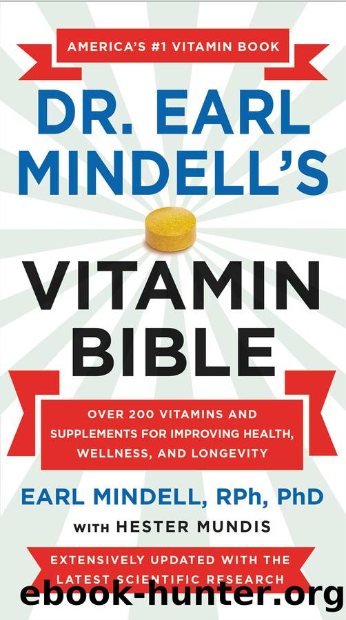 Earl Mindell's New Vitamin Bible by Earl Mindell