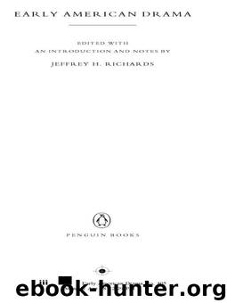 Early American Drama by Various