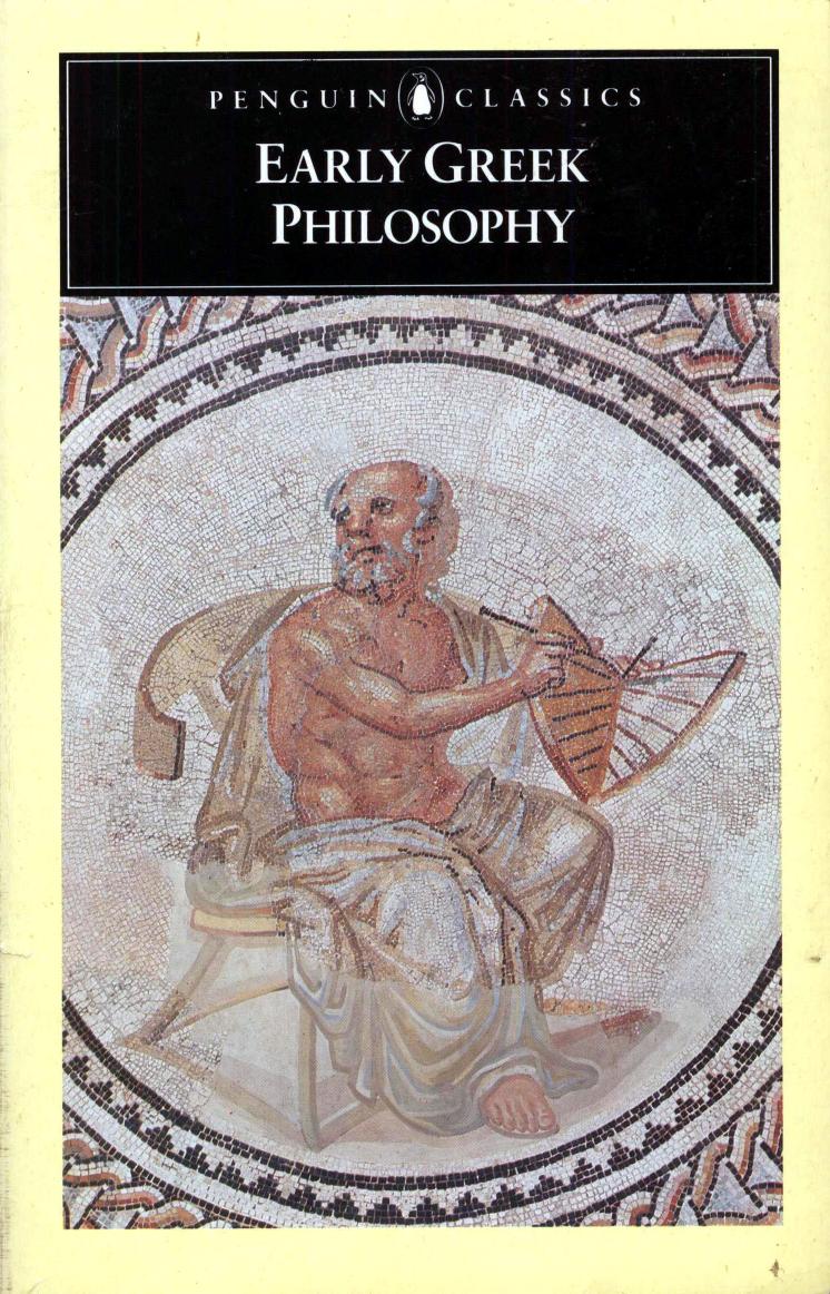 Early Greek Philosophy (Penguin Classics) by Various Jonathan Barnes (editor)