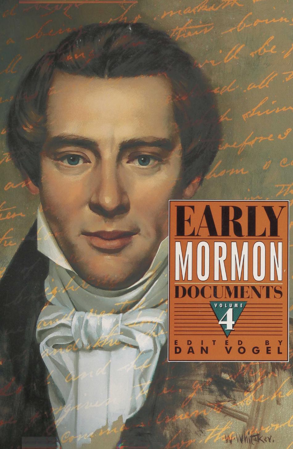 Early Mormon Documents, volume by Dan Vogel