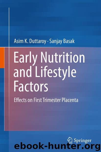 Early Nutrition and Lifestyle Factors by Asim K. Duttaroy & Sanjay Basak