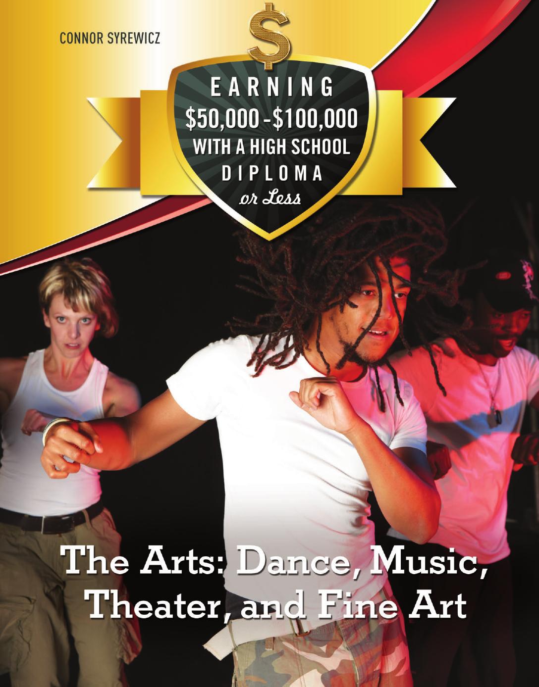 Earning 50 000 100 000 with a high school diploma or less Connor Syrewicz The arts dance music theater and fine art by Unknown