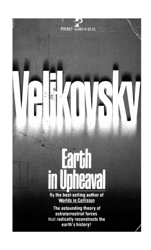Earth in Upheaval by Immanuel Velikovsky
