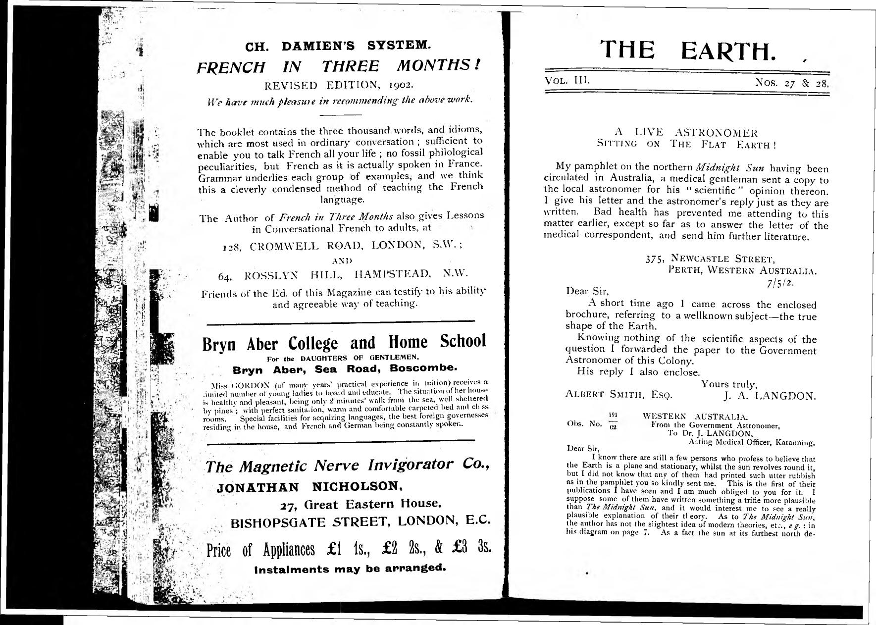 Earth, The (Vol III, Nos. 27-28) by Unknown