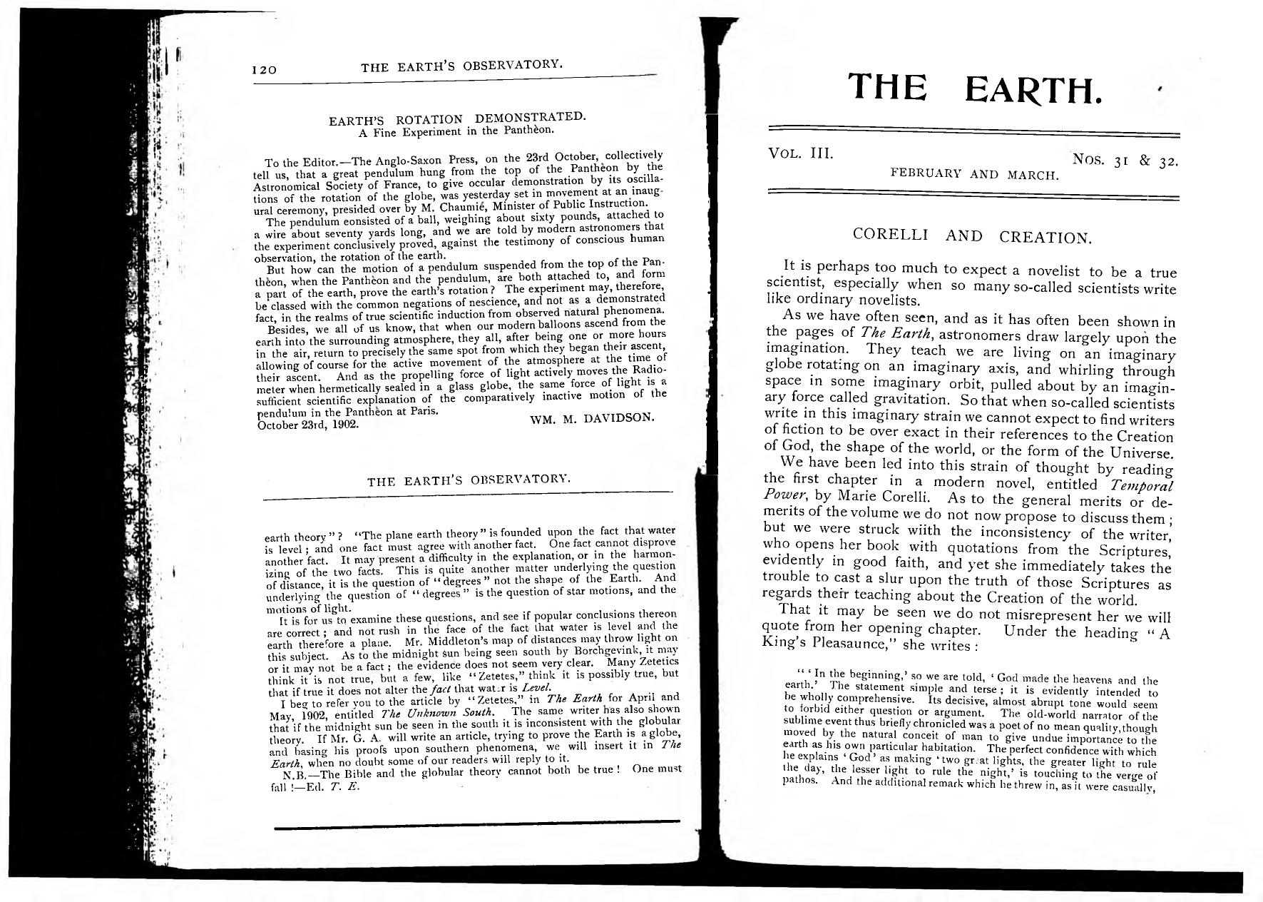 Earth, The (Vol III, Nos. 31-32) by Unknown