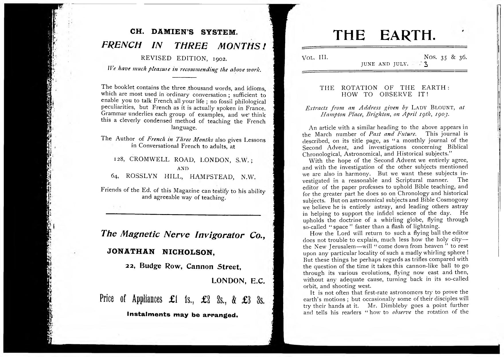 Earth, The (Vol III, Nos. 35-36) by Unknown