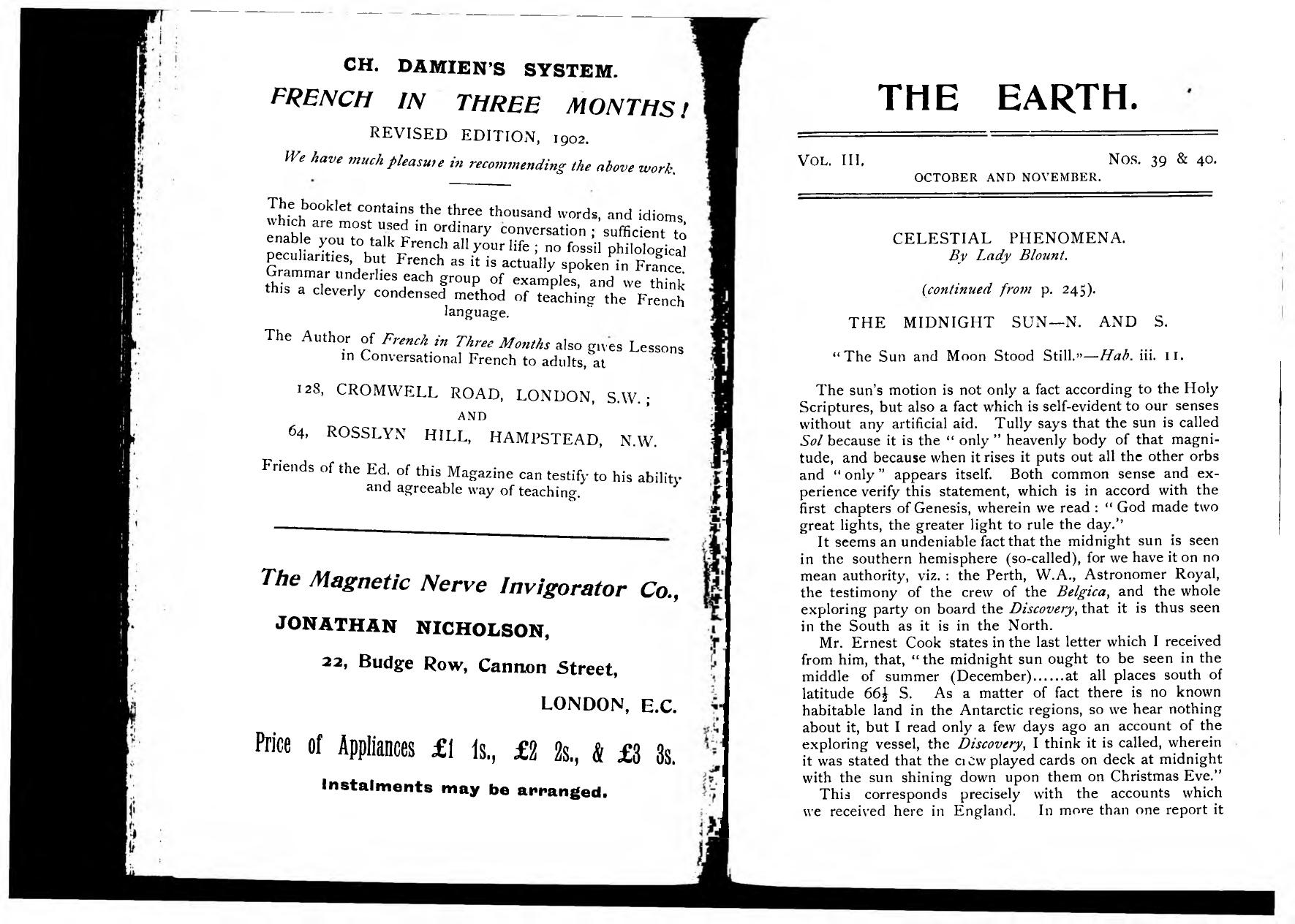 Earth, The (Vol III, Nos. 39-40) by Unknown