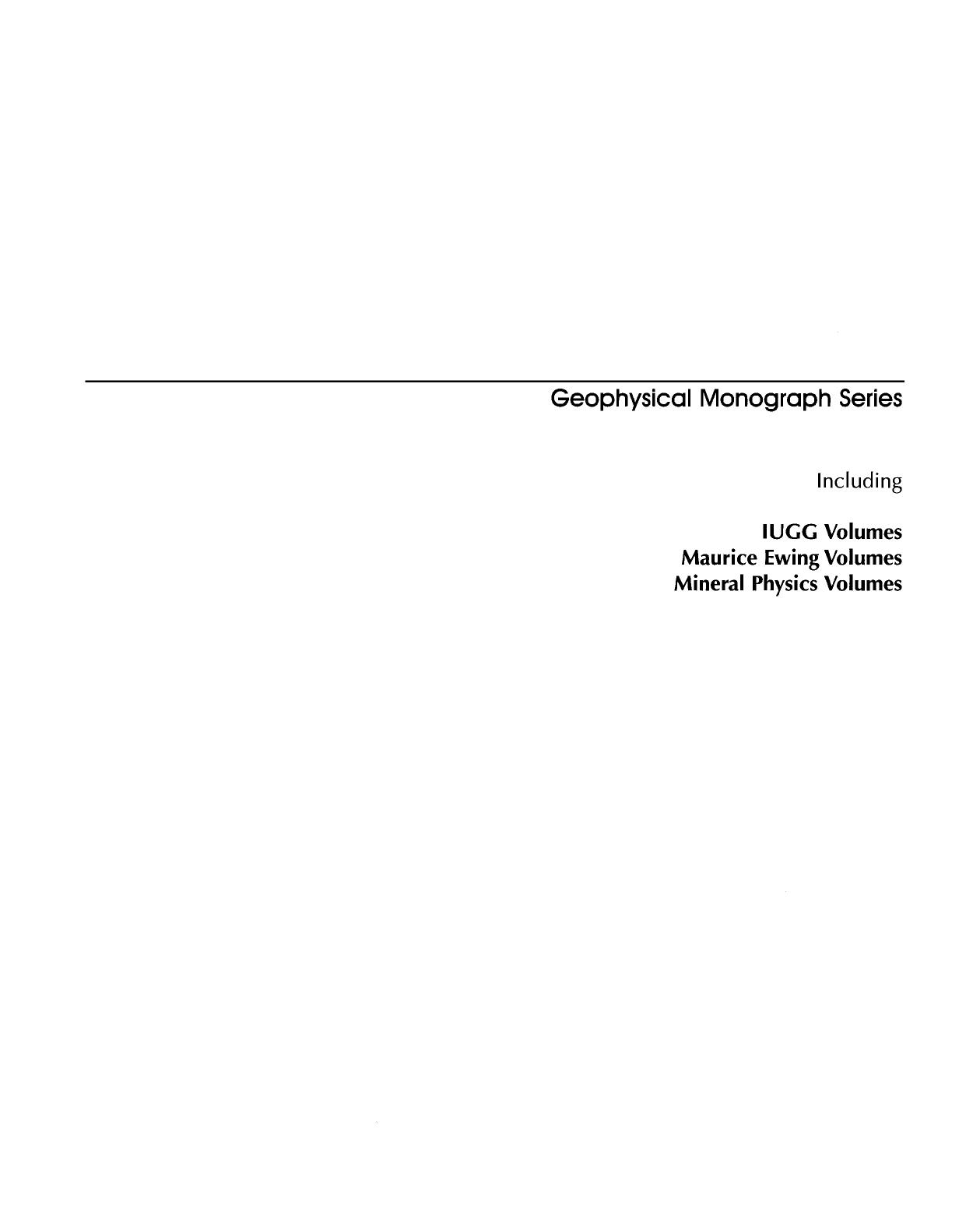 Earthâs Climate: The Ocean-Atmosphere Interaction by Chunzai Wang Shang-Ping Xie James A. Carton