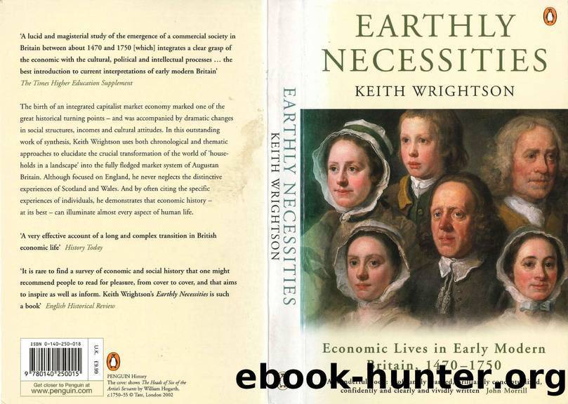 Earthly Necessities: Economic Lives in Early Modern Britain by Keith Wrightson