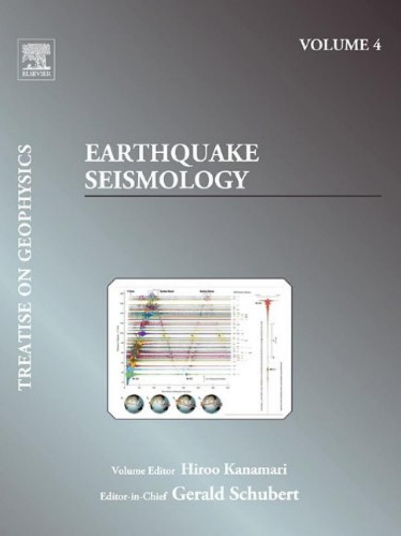 Earthquake seismology by Hiroo Kanamori