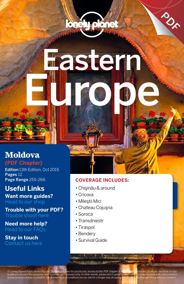 Eastern Europe 13 - Moldova by Lonely Planet