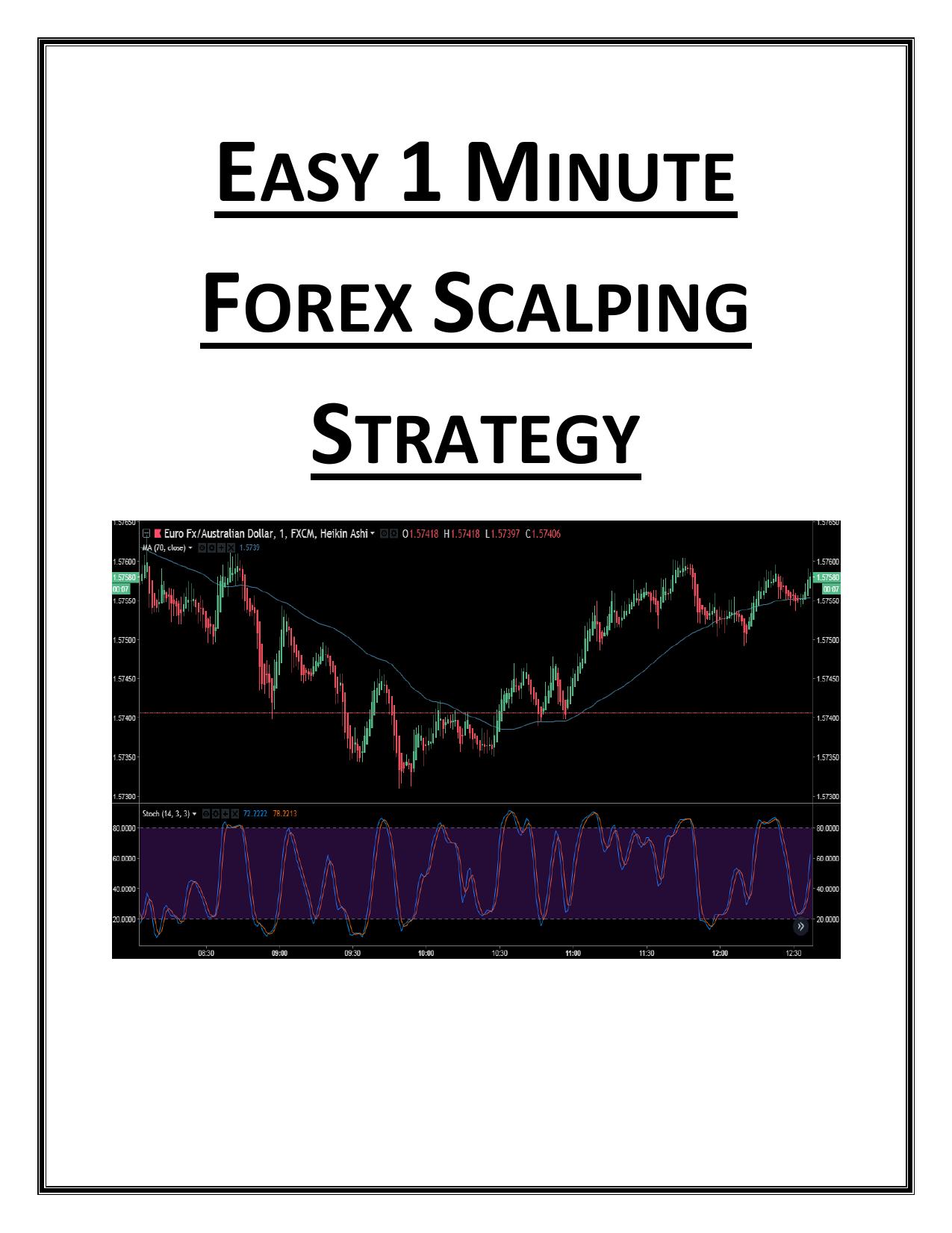 Easy 1 Minute Forex Scalping Strategy by Unknown