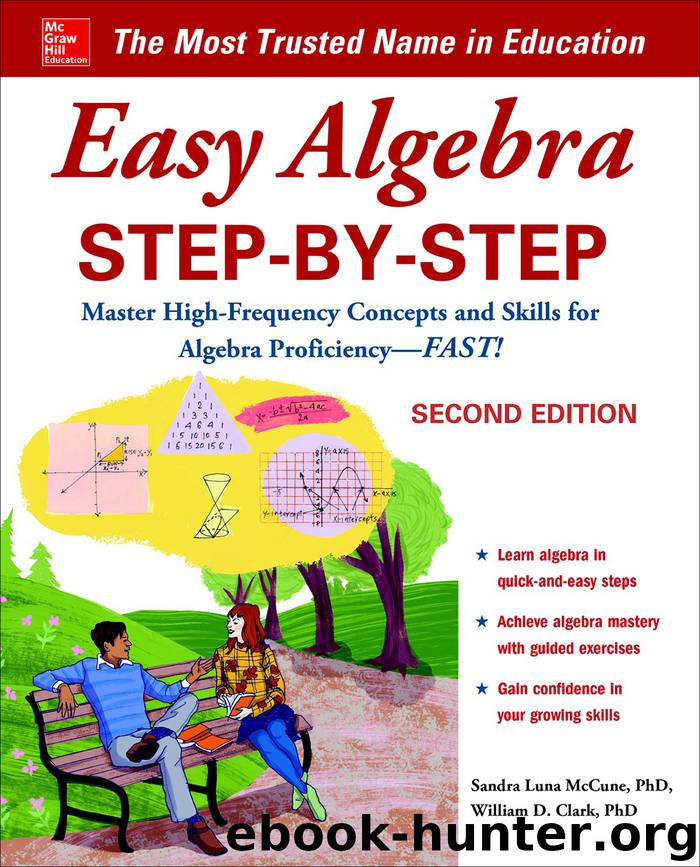 Easy Algebra Step-by-Step by Sandra Luna McCune