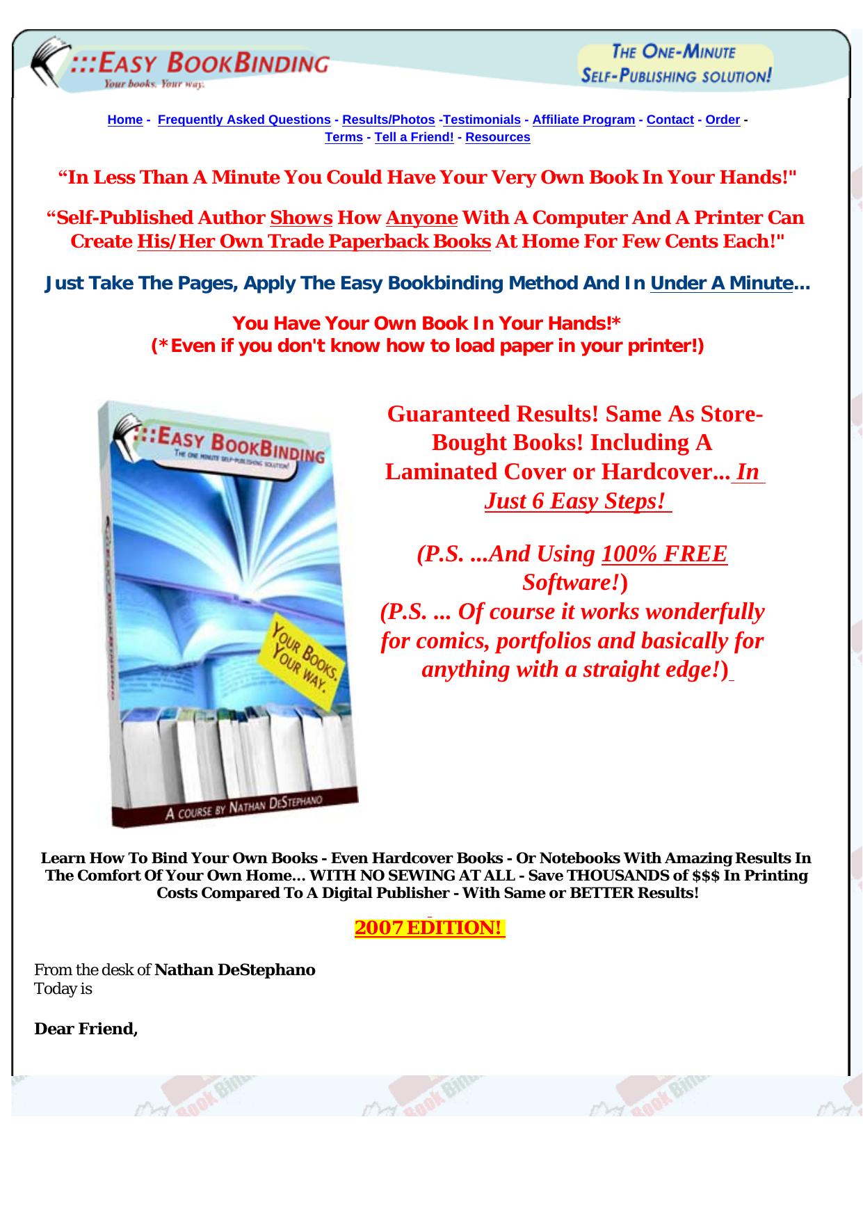 Easy Bookbinding Package. by Best of Kuszter's Collection