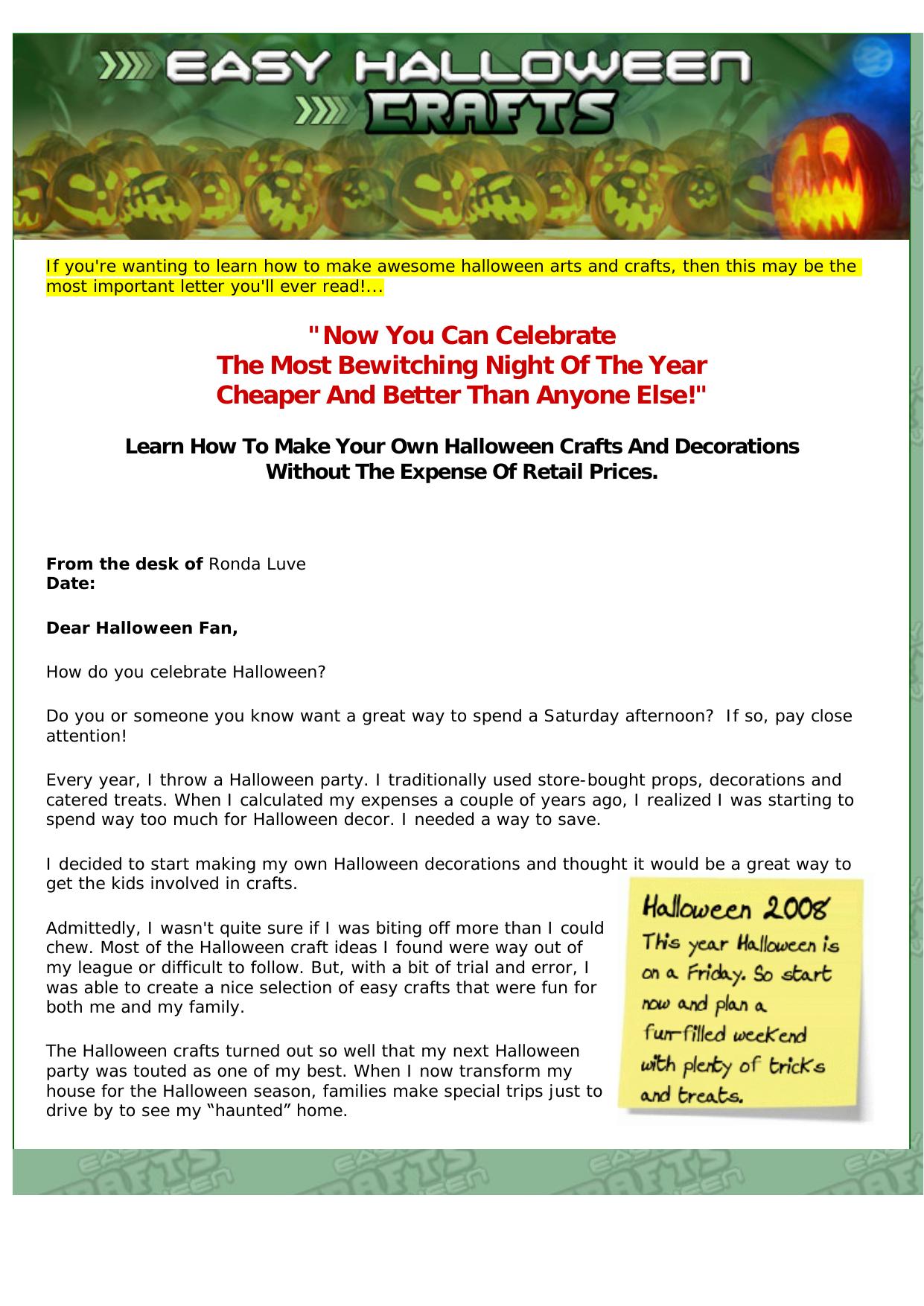 Easy Halloween Crafts - Transform Your House Into A Haunted Home. by Best of Kuszter's Collection