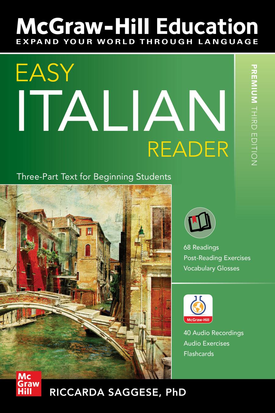 Easy Italian Reader, Premium Third Edition by Riccarda Saggese