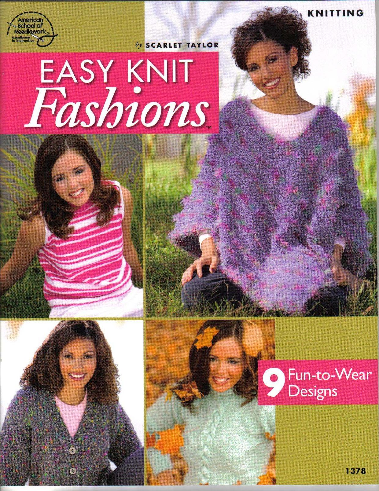 Easy Knit Fashions by Scarlet Taylor