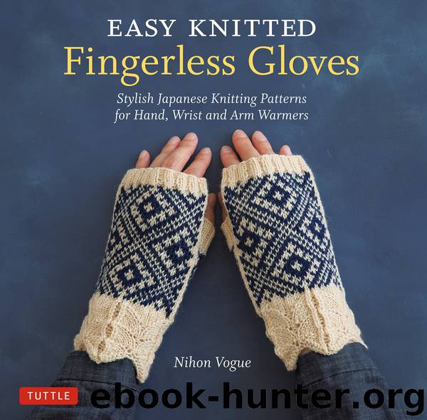 Easy Knitted Fingerless Gloves by Nihon Vogue