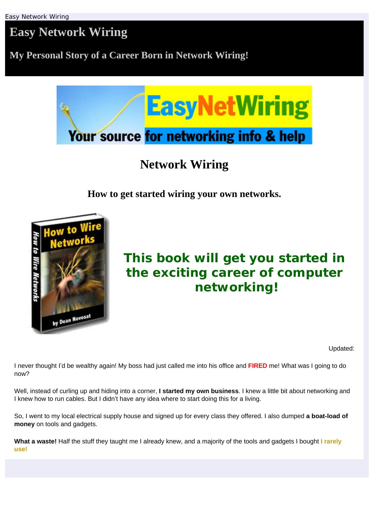 Easy Network Wiring. by Best of Kuszter's Collection