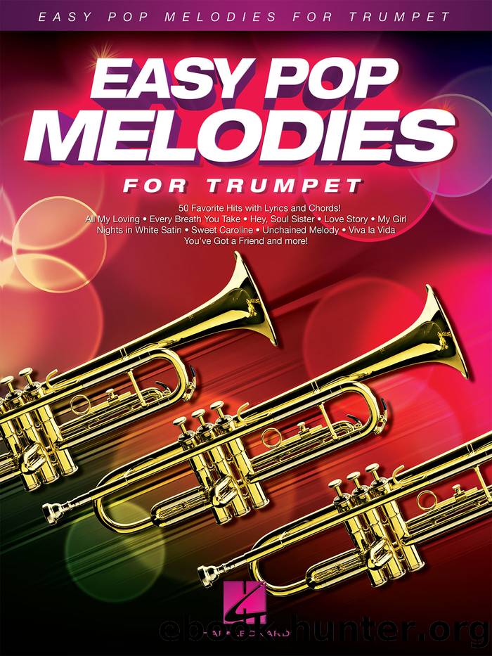 Easy Pop Melodies for Trumpet by Hal Leonard Corp