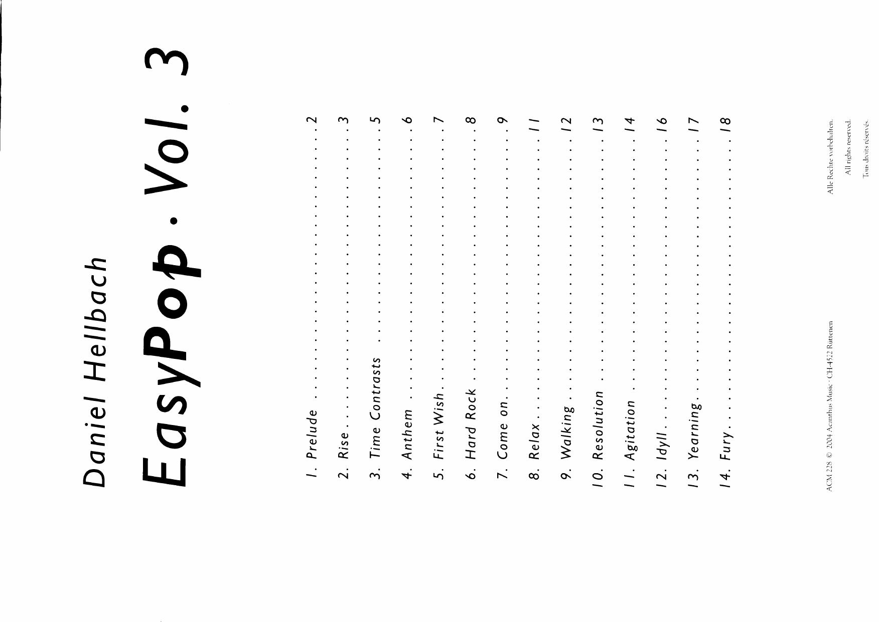 Easy Pop Vol.3 by Hellbach Daniel