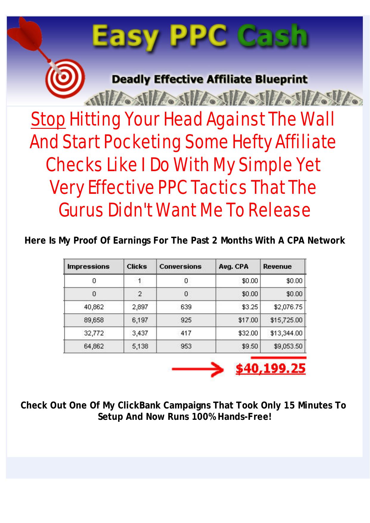 Easy Ppc Cash System - Start Kicking Butt With Your Adwords Campaigns. by Best of Kuszter's Collection