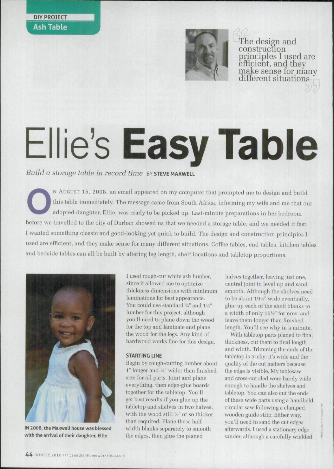 Easy Table by Unknown