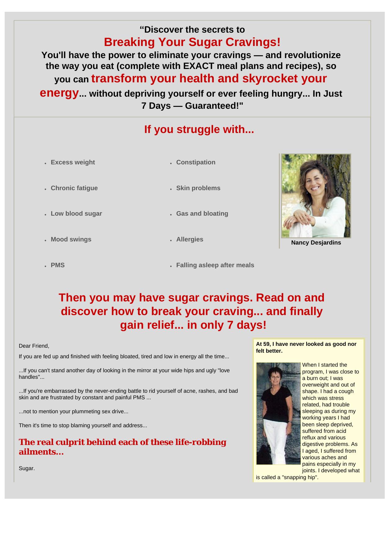 Easy To Follow 7 Day Sugar Free Diet !! by Best of Kuszter's Collection