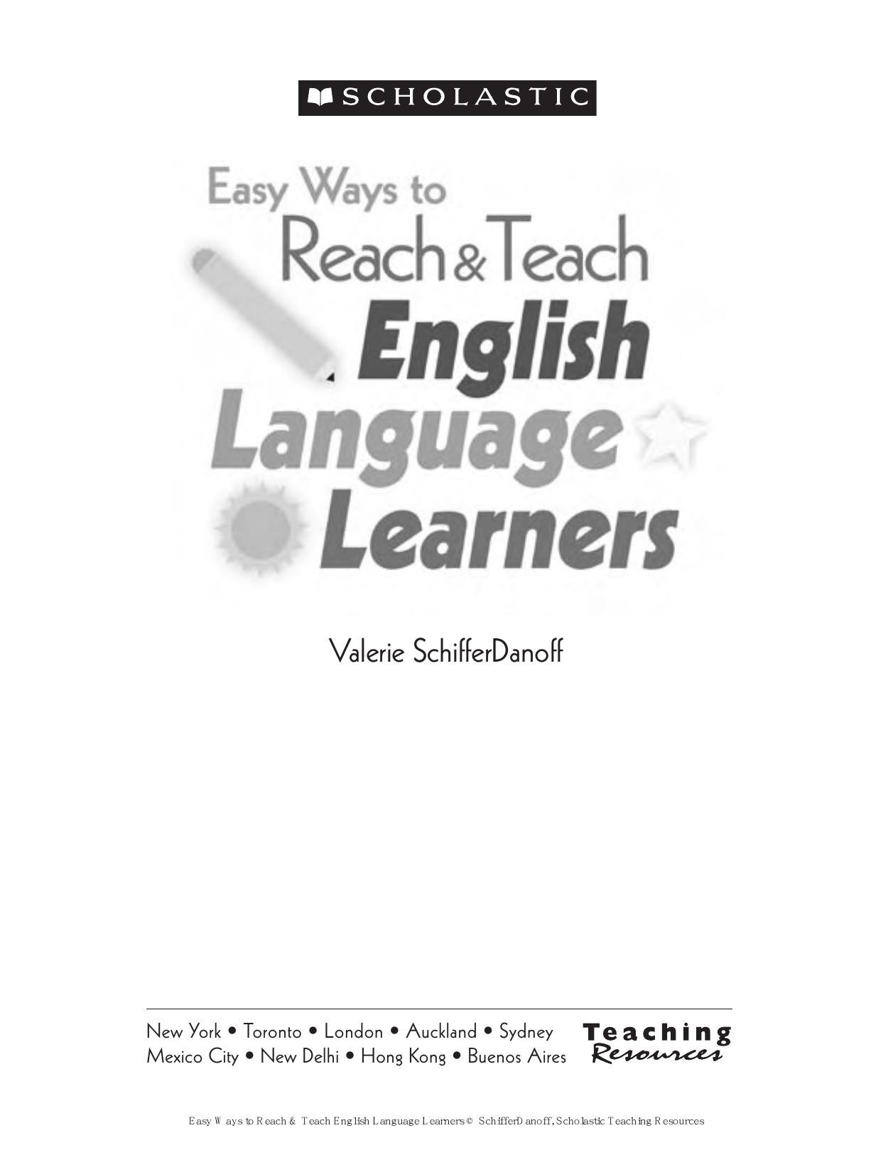 Easy Ways to Reach & Teach ESL Learners by unknow