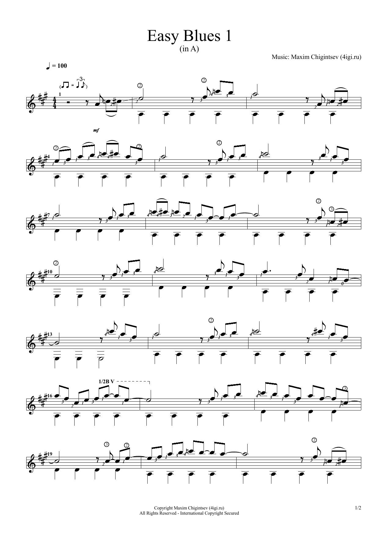 Easy blues 1 by Unknown