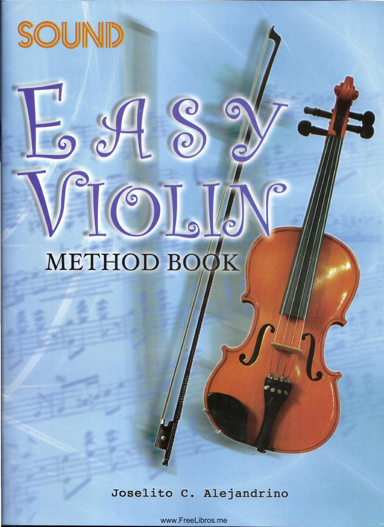 Easy violin : method book by Alejandrino Joselito C