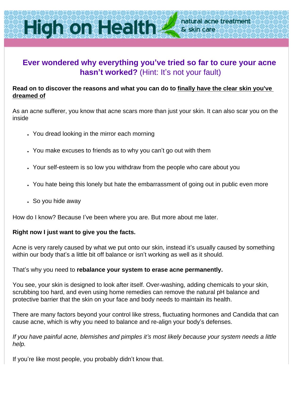 Eat Away Your Acne, How To Enjoy Food & Cure Your Acne. by Best of Kuszter's Collection