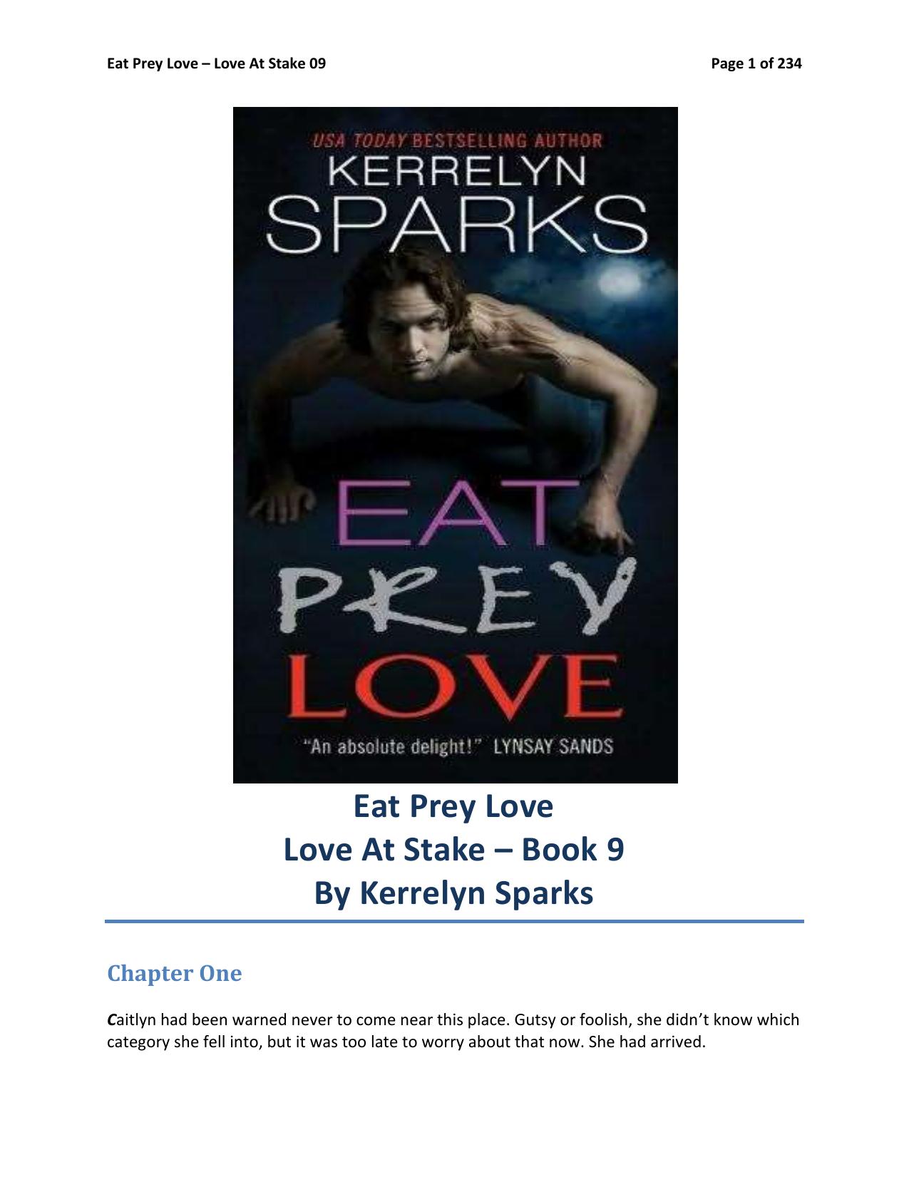 Eat Prey Love by Kerrelyn Sparks