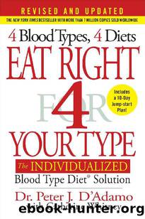Eat Right 4 Your Type (Revised and Updated) by Dr. Peter J. D'Adamo & Catherine Whitney
