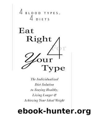 Eat Right 4 Your Type by Peter J. D'adamo