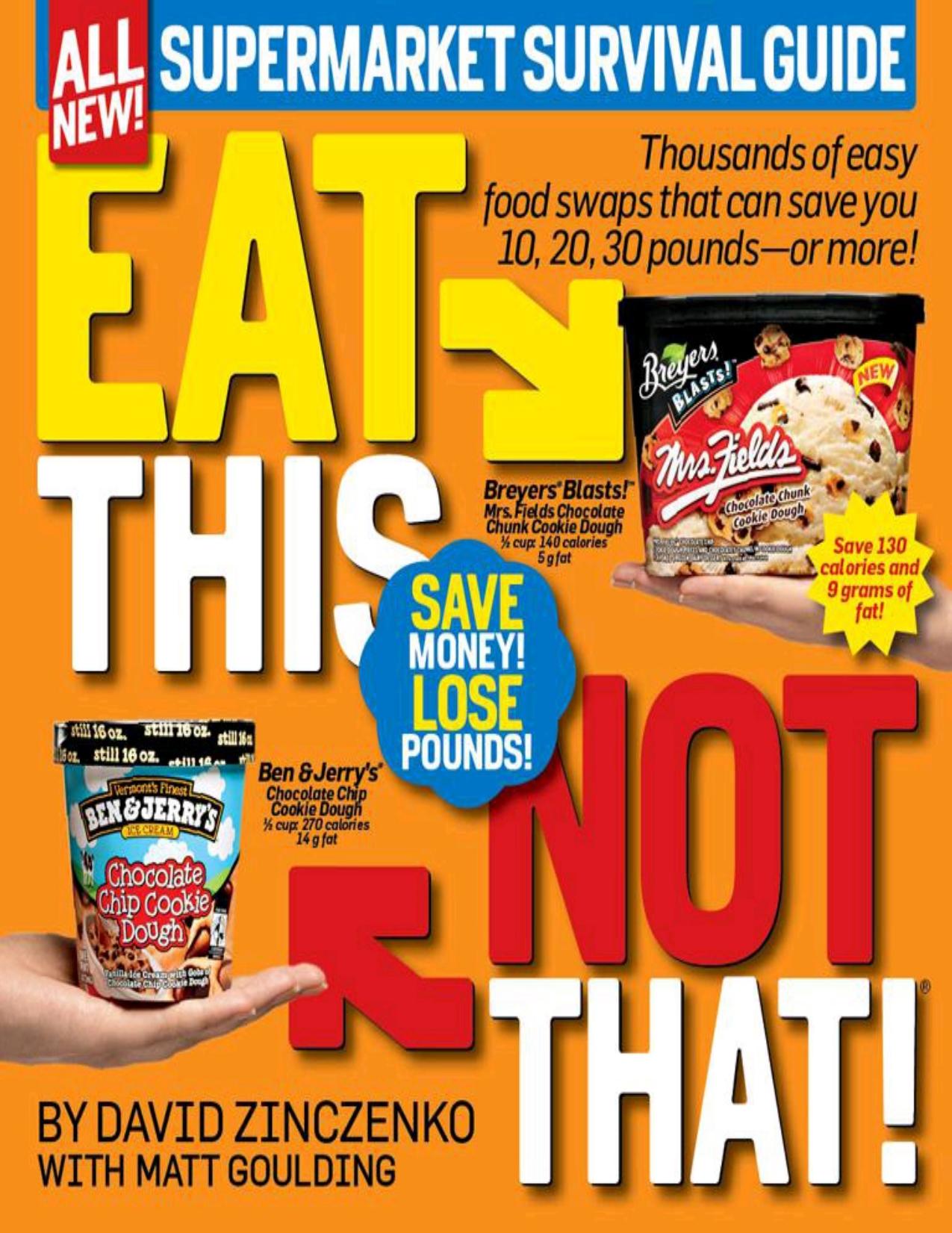 Eat This, Not That! Supermarket Survival Guide by David Zinczenko