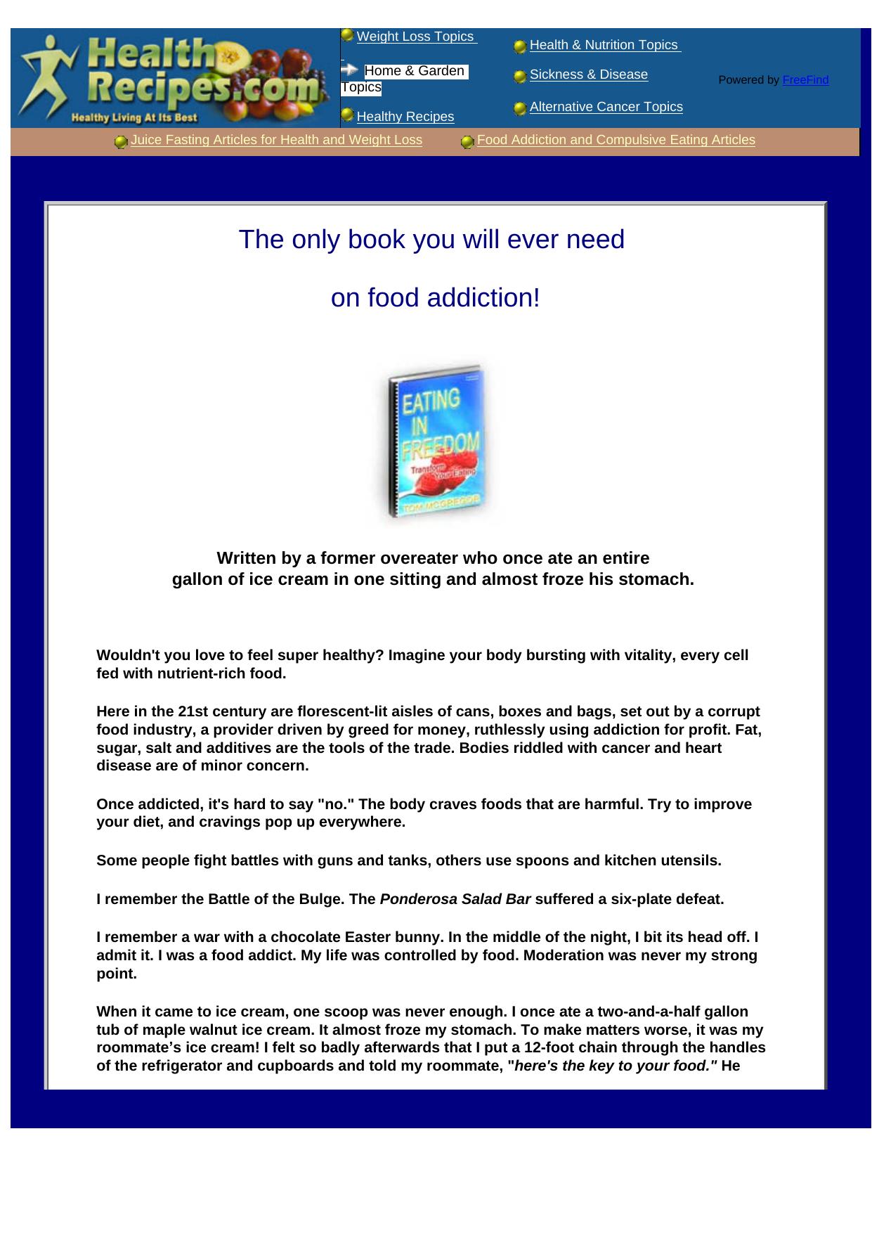 Eating In Freedom! Overcome Overeating! by Best of Kuszter's Collection