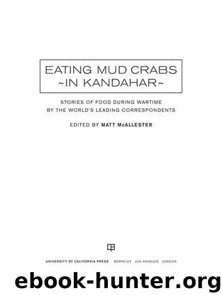 Eating Mud Crabs in Kandahar by Matt McAllester