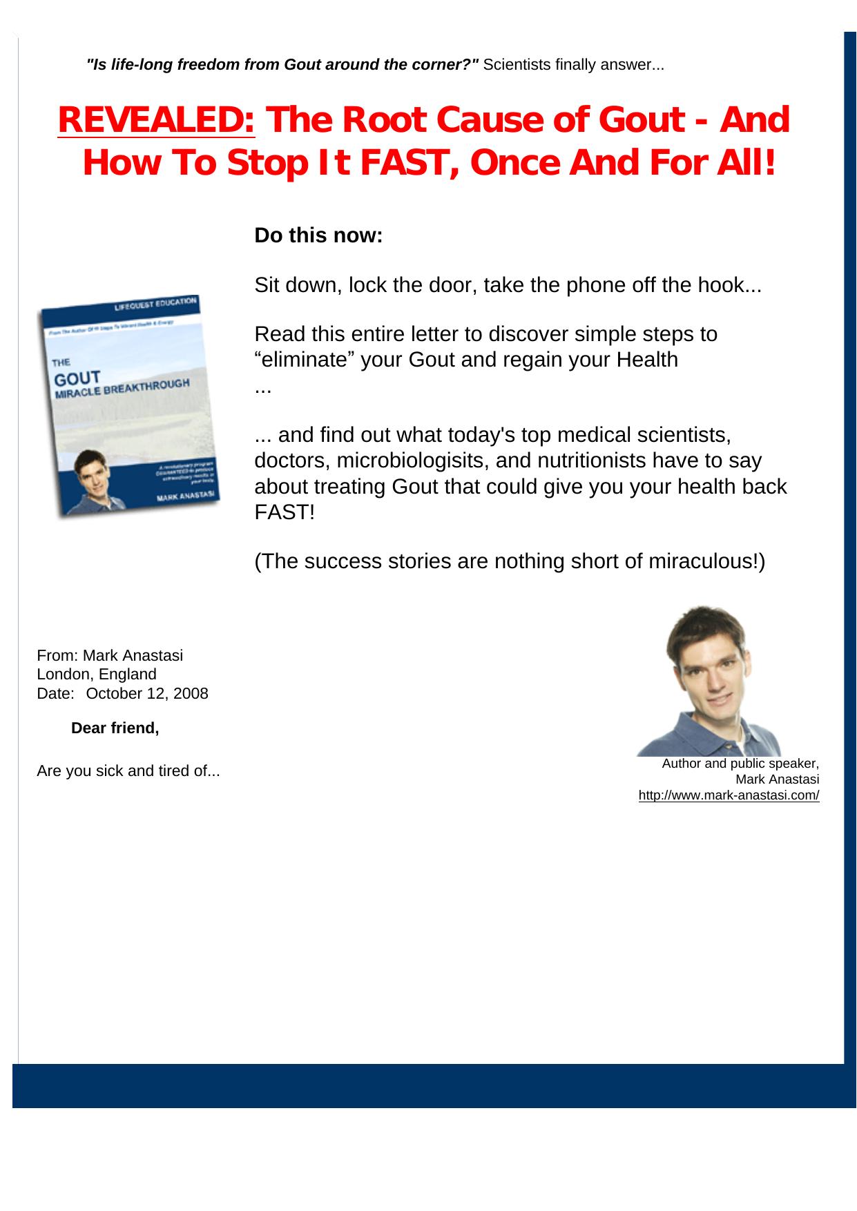 Ebook On Gout. by Best of Kuszter's Collection