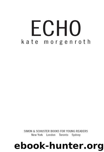 Echo by Kate Morgenroth
