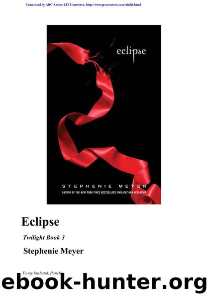 Eclipse Book 3 by Unknown