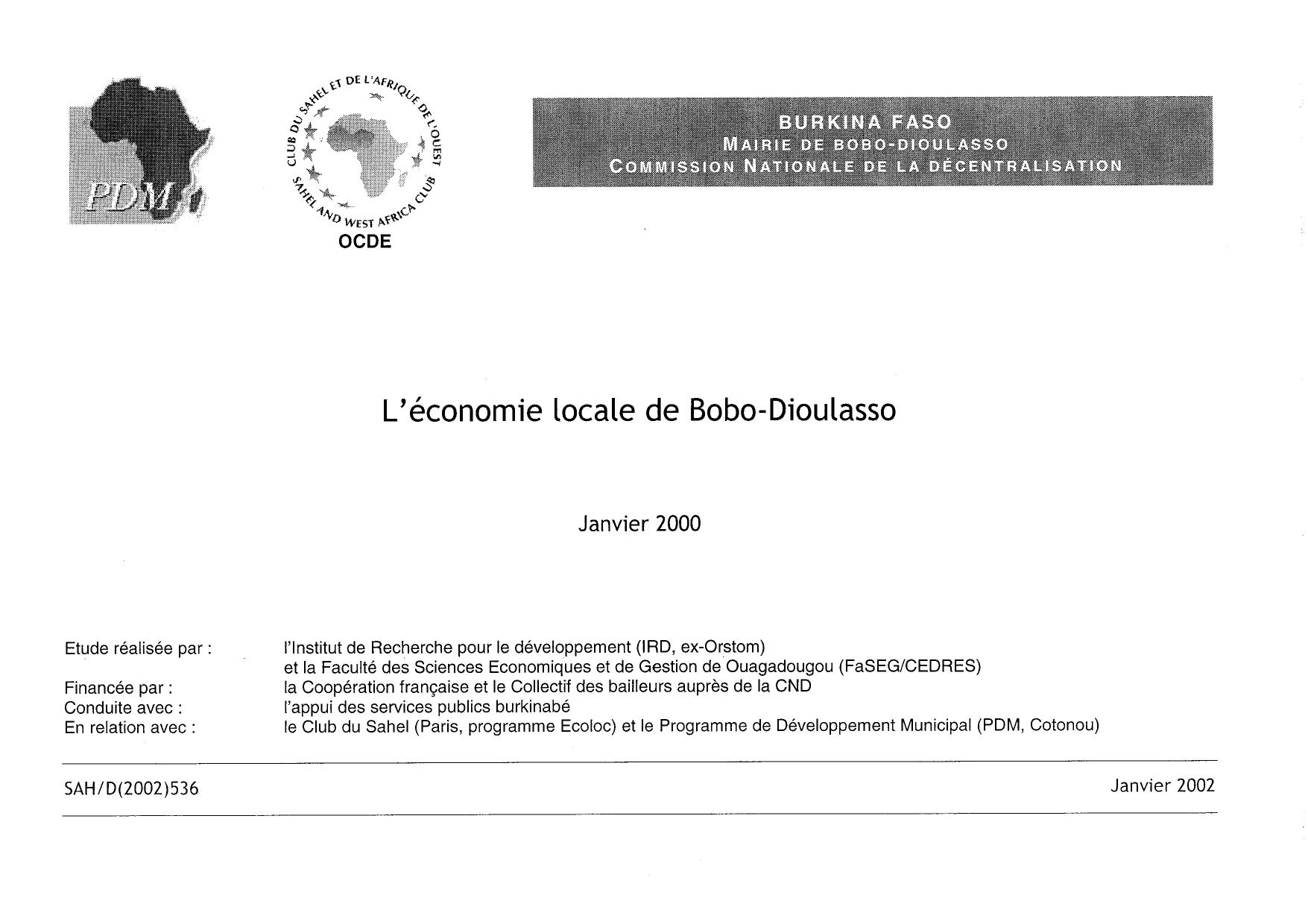Ecoloc - Gerer lâeconomie localement en Afrique - Evaluation et prospective by OECD